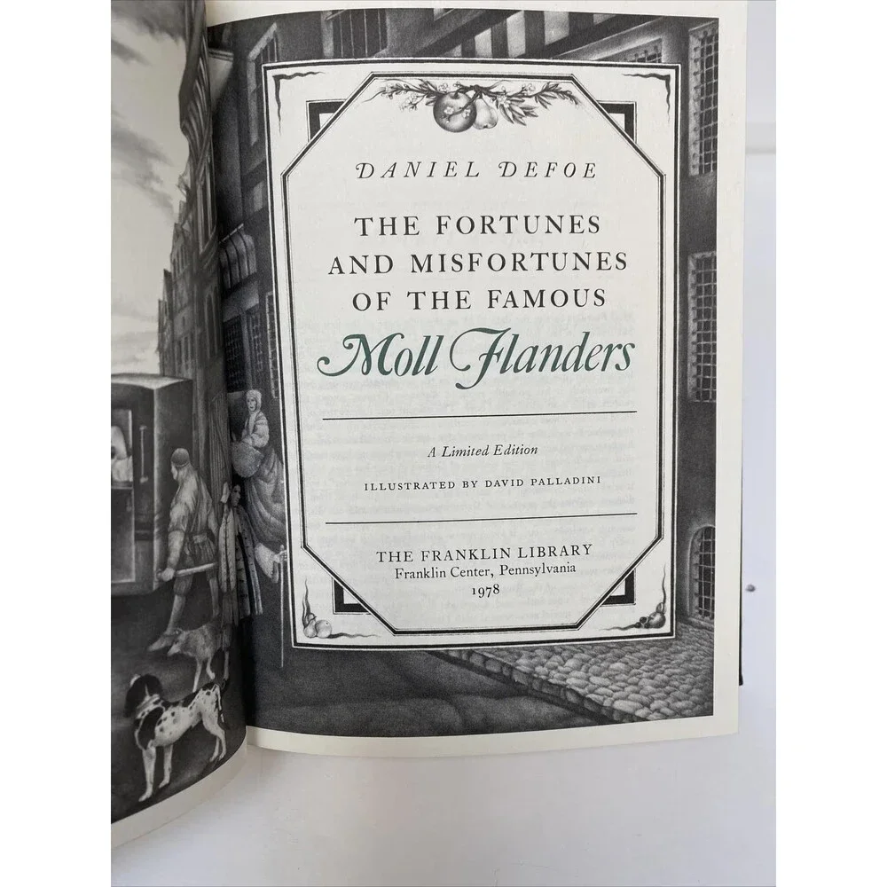 The Fortunes And Misfortunes Of The Famous Molly Flanders Defoe Leather Bound